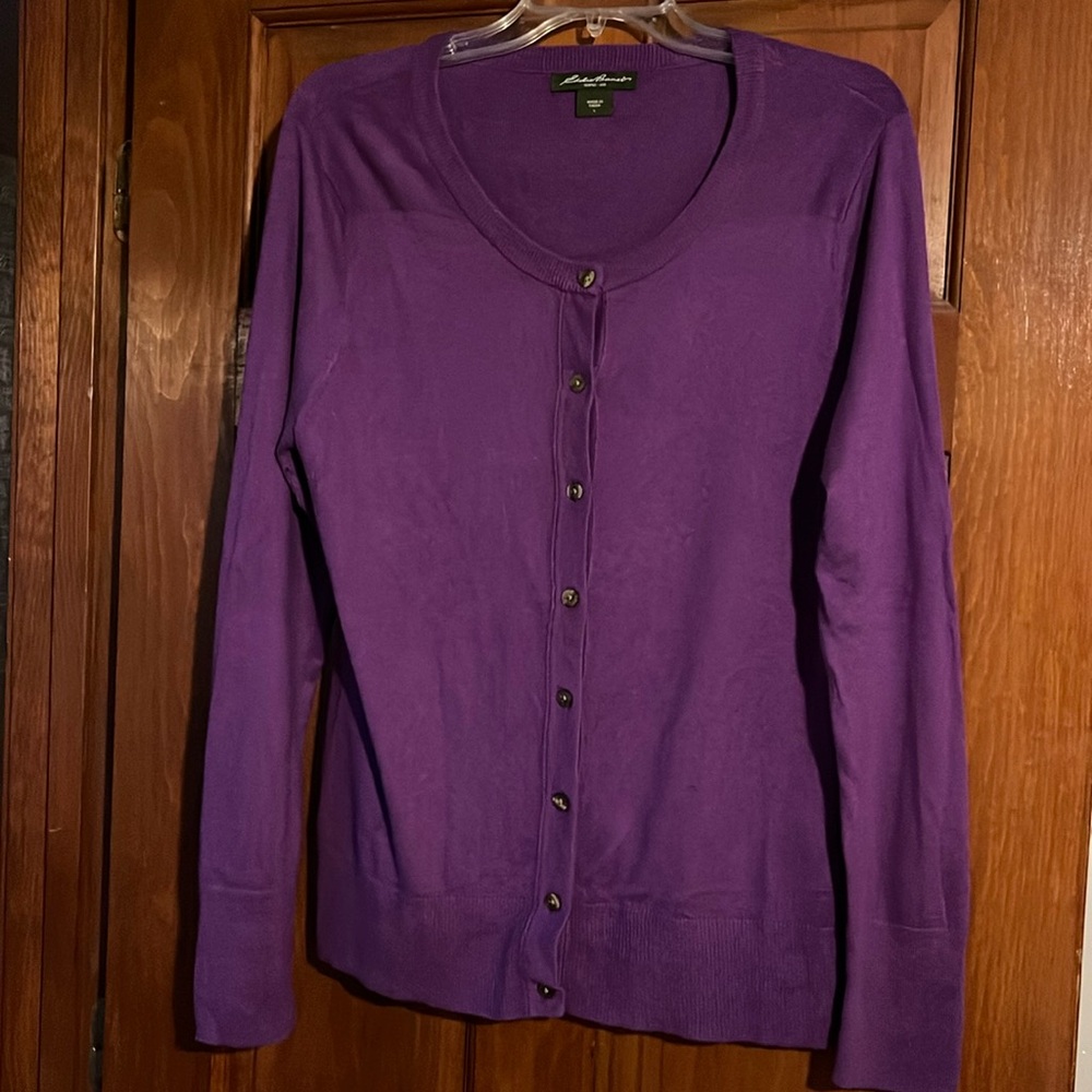 Eddie Bauer cardigan size large NWOT